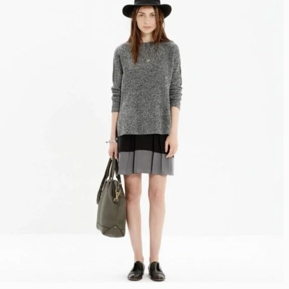 Madewell Dresses & Skirts - EUC Madewell Premiere Colorblock Silk Skirt